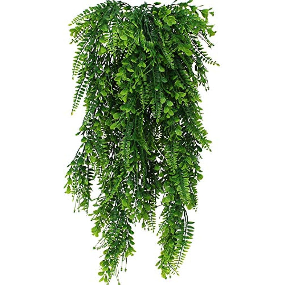 DXLing 2 Pieces 80cm Fake Ferns Plants Artificial Ivy Garland Fake Boston Ferns Persian Rattan Artificial Hanging Plants Faux Plants Artificial Hanging Vines Plant for Home Wall Wedding Decoration