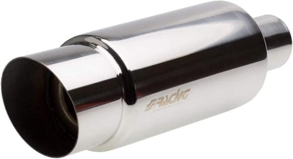 Simoni Racing ESR086 Exhaust Muffler Rounded Inox