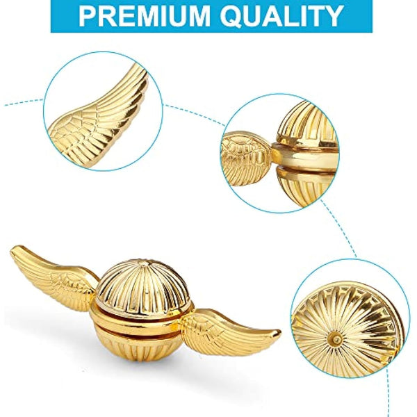 Golden Fidget Spinner Toys for Kids Adults, Sensory Magic Orb Gift for Fans of The Medieval Magical World, Idea Hand Finger Toys for Stress Relief Anti Anxiety