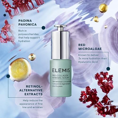 Elemis Pro-Collagen Serums – Renewal, Super Elixir & Rose Micro Serum for Smoother, Firmer, Radiant Skin (15ml & 30ml Anti-Aging Skincare)