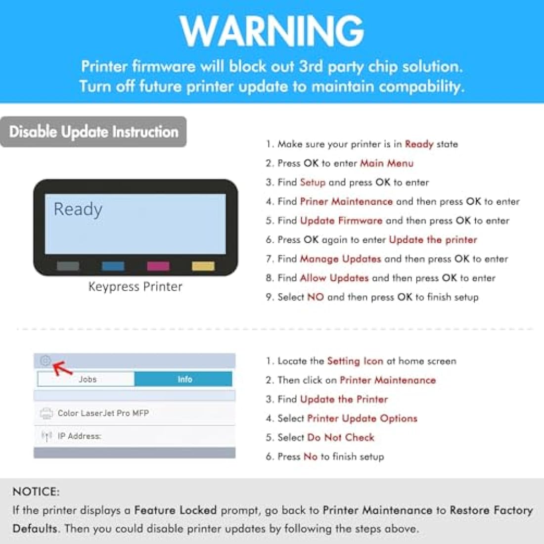 INFITONER With Chip Compatible for HP 59A CF259A CF259X 59X Toner Cartridge LaserJet Pro M404dn M404n M404dw MFP M428dw M428fdn M428fdw M428 M404 M304 M304n M304dn Printer Black, 1 Pack
