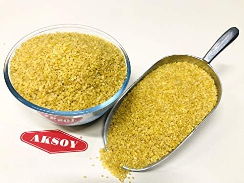 Aksoy Cracked Wheat Coarse Bulgur 25kg | Natural, Whole Grain, and Nutritious Bulgur, Perfect for Cooking, Soups, and Pilafs with Exceptional Taste and Texture!
