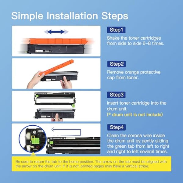GPC Image TN248XL Black Toner Cartridges, Compatible with Brother TN248BK Toner, for Brother DCP-L3560CDW MFC-L3760CDW DCP-L3520CDWE DCP-L3520CDW MFC-L8390CDW MFC-L3740CDWE MFC-L3740CDW (2 Packs)