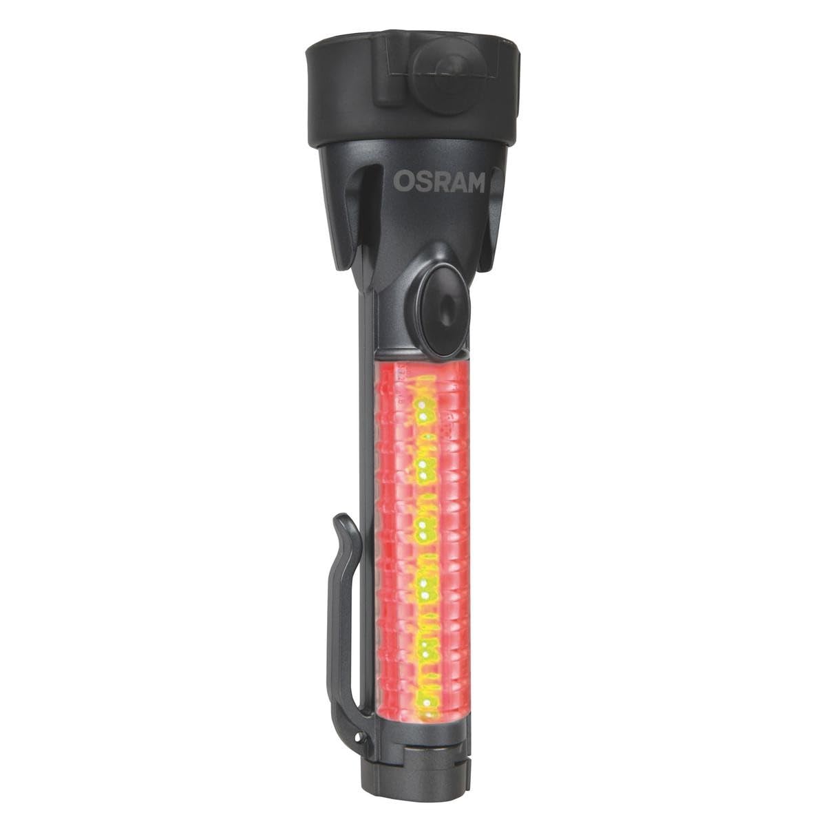 OSRAM LEDSL102 Ledguardian Road Flare Sign V16 Emergency Light for Cars, Breakdown Light, Car Emergency Beacon, Round Safety Warning Light for Vehicles and Motorcycles