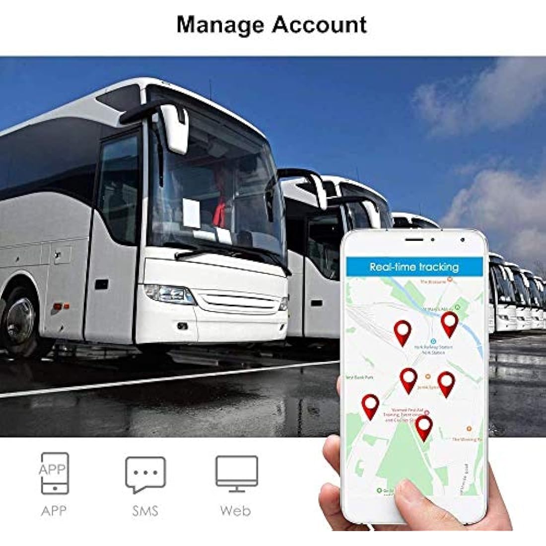 4G GPS Tracker Car Vehicle Tracker No Monthly Fee 4G Motorcycle/Vehicle/Car Device GPS Locator 80 Days Long Standby Waterproof Global Real-time Tracking Device with Powerful Magnet 7800mAh