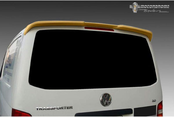 Motordrome Roof Spoiler Compatible with Volkswagen Transporter T5 2003-2015 (Models with Rear Tailgate) (PU)