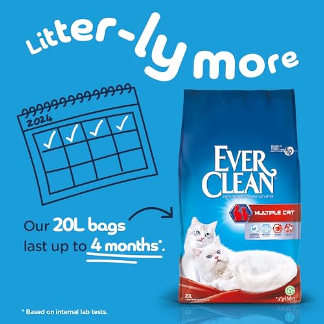 Ever Clean Multiple Cat Clumping Cat Litter 20L