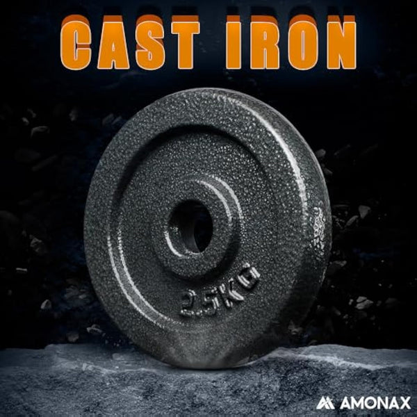 Amonax 20kg 30kg Cast Iron Adjustable Dumbbells Weight Set, Barbell Set Men Women, Strength Training Equipment Home Gym Fitness, Dumbell Pair Hand Weight, Bar Bells Free Weights for Weight Lifting