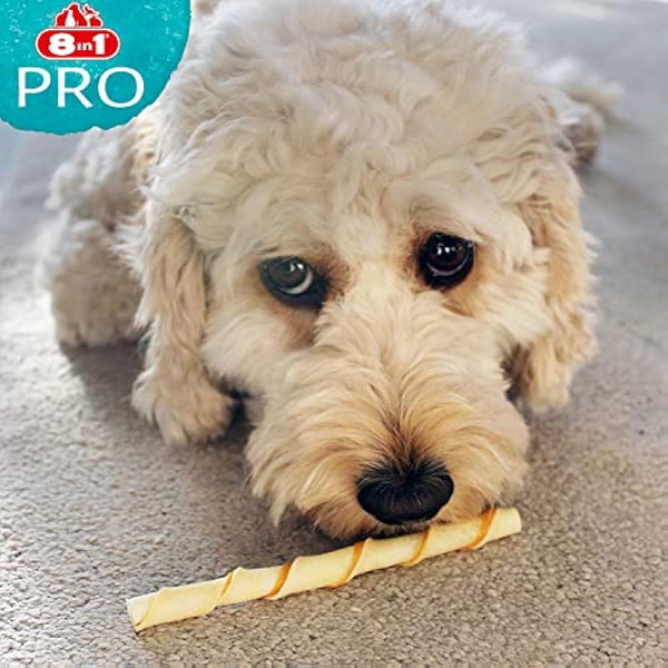 8in1 Pro Dental Twisted Sticks - healthy chew sticks for dogs for dental care, 35 pieces (pack of 1)