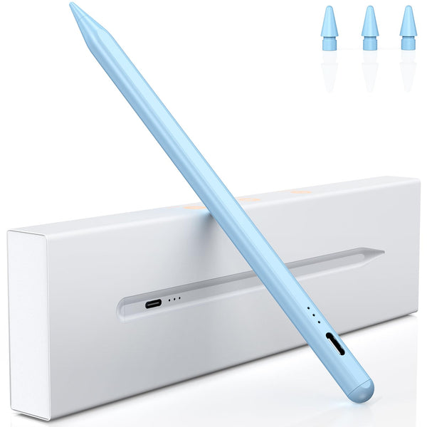 Variglas Pencil for iPad - 2018-2025 15 Minutes Fast Charging, Palm Rejection,Tilt Sensitivity, Stylus Pen Compatible with iPad Pro 11"/12.9"/13", 11/10/9/8/7/6th Gen, Air 3-6, Mini 5/6