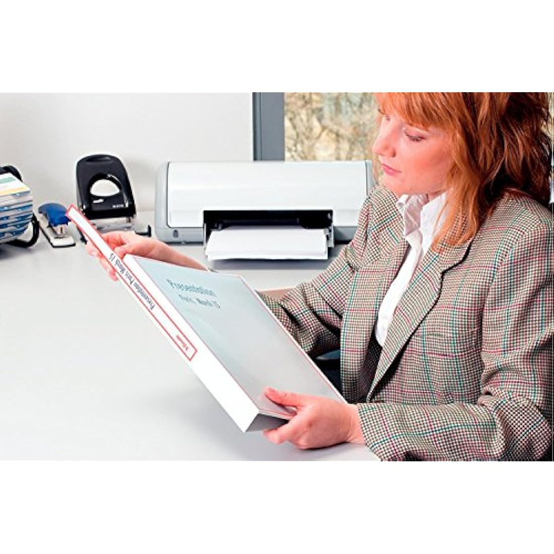 Esselte Essentials Presentation Binder, PP, 5 cm Ring Diameter, 49705 - A4, White