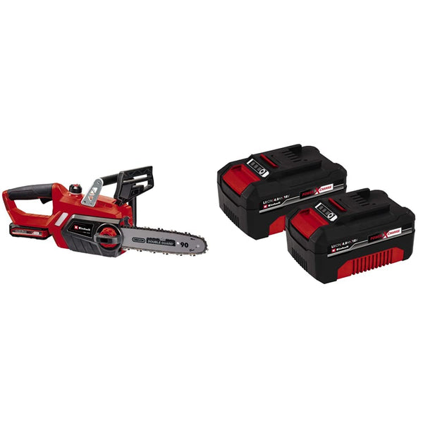 Einhell Power X-Change 18V Cordless Chainsaw - 10 Inch (25cm) Electric Chainsaw Cordless With OREGON Bar and Chain - GE-LC 18/25 Li Solo Battery Chainsaw (Battery Not Included)