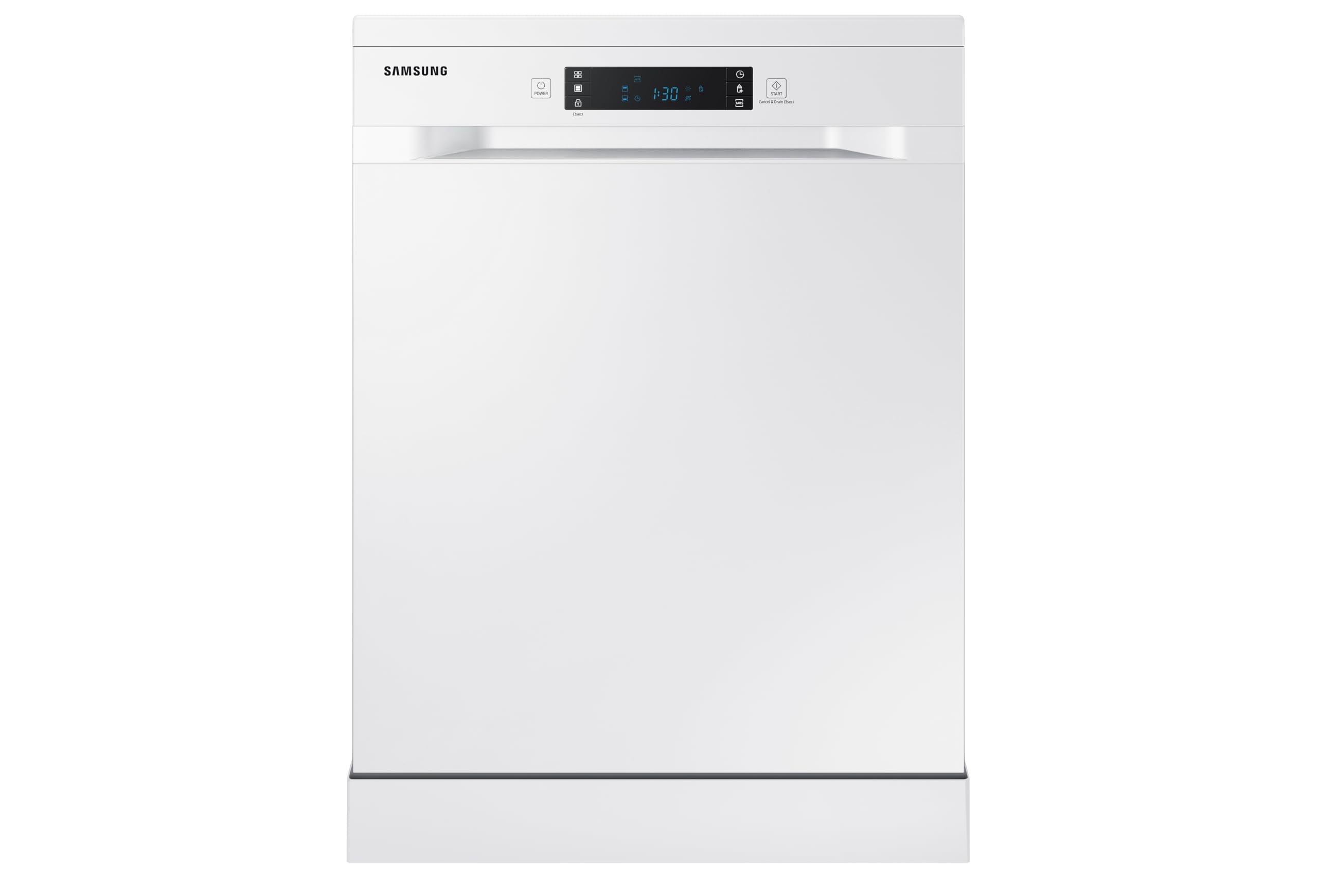 Samsung Dishwasher, Freestanding, With Auto Door, 14 Place Setting, Series 7, White, DW60CG550FWQEU