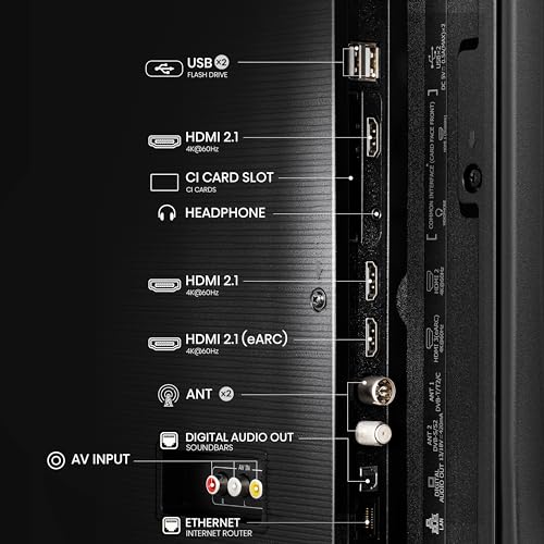 Hisense 55 Inch 4K QLED Smart TV 55E77NQTUK - Quantum Dot Colour, 4K AI Processor, Dolby Vision Atmos, Smooth Motion, Sports Mode, Vidaa OS with Freely, Youtube, Netflix and Disney+ (2024 Model)