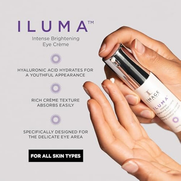 IMAGE Skincare, ILUMA Intense Brightening Eye Crème, Helps Reduce Signs of Visible Skin Aging, Dark Circles, Spots and Discolouration Under Eyes, 15 mL