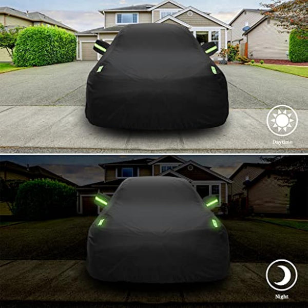 Abdeck Outdoor Full Car Cover - Compatible with BMW X3 2003-2025 & X3 M 2019-2025 & X4 2014-2025 & X4 M 2019-2025 SUV - Waterproof All Weather Protection