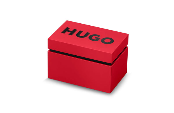 HUGO Analogue Quartz Watch for Men Collection #First - Available with Stainless Steel Bracelet or Leather Strap