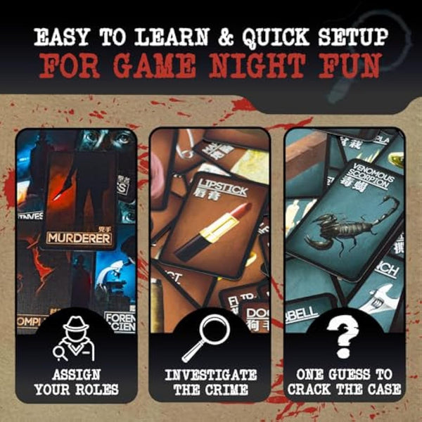 Jolly Thinkers PJOL01 Deception: Murder in Hong Kong, Mixed Colours,GFG96761