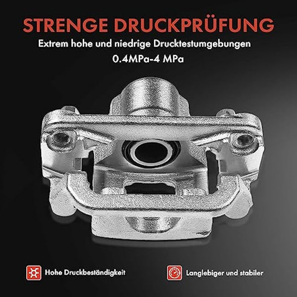 Frankberg Brake Caliper Disc Brake Front Axle Left Compatible with P.a.s.s.a.t 3B2 3B3 A4 8D2 8E2 8EC A4 Avant 8D5 8E5 8ED A6 4B2 4F2 Exeo 3R2 Replace# 8E0615123A