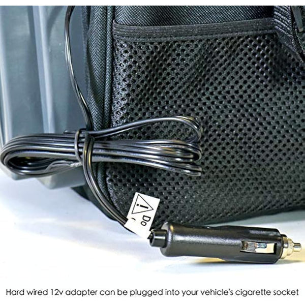 AA AA1685 Cooler Bag - 12V 13L Capacity For Summer Family Picnics Days Out - Keeps Food And Drinks Fresh , Black