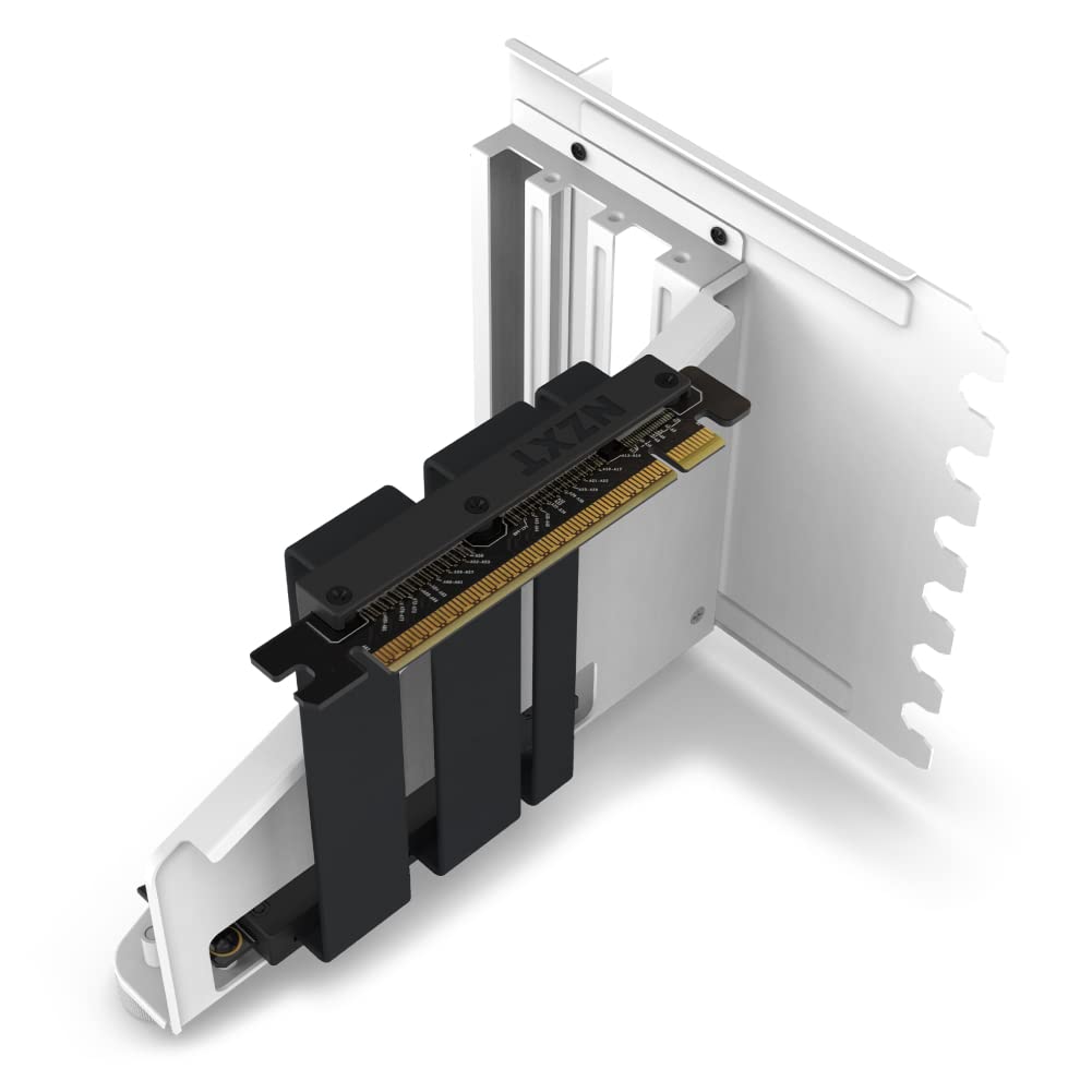 NZXT Vertical GPU Mounting Kit - AB-RH175-B1-175 mm PCIe 4.0x16 Riser Cable - GPU Holder - Sturdy Steel Bracket - Black