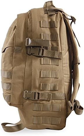 Highland Tactical Men's Stealth Heavy Duty Tactical Backpack, One Size
