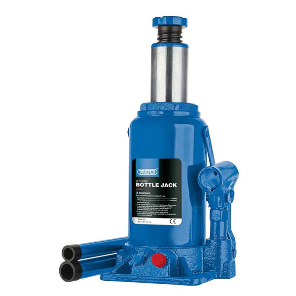 Draper 13073 Hydraulic Bottle Jack (12 Tonne), Blue