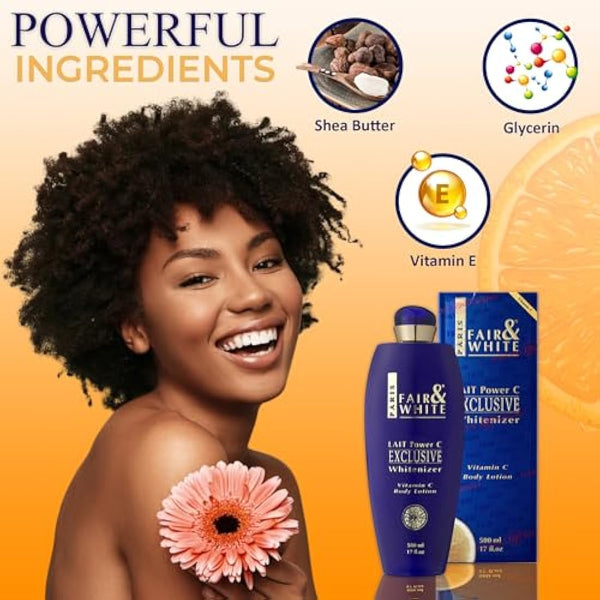 Fair and White Exclusive Body Lotion 500ml - with Vitamin C