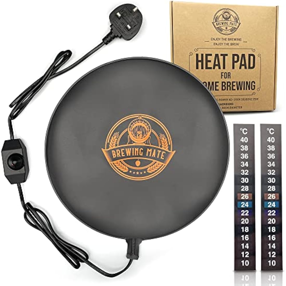 Brewing Mate Home Brew Heat Pad Mat (Adjustable Power)