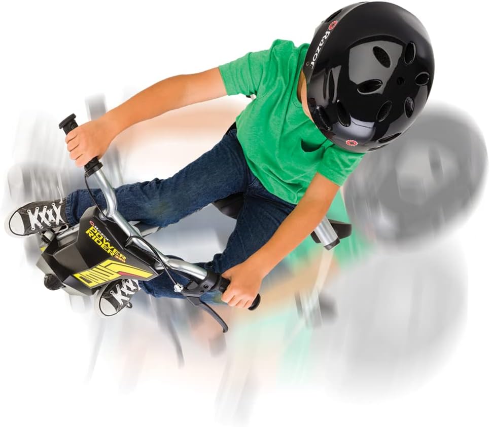 Razor PowerRider 360 – Electric Tricycle, Up to 9 mph, Welded Steel Fork, 12V Powered Ride-On for Ages 8 and Up