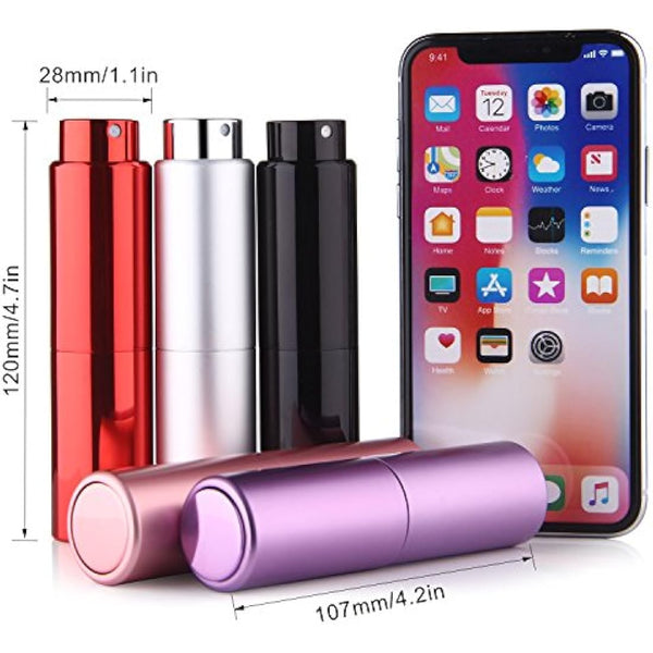 Faireach Perfume Atomiser Refillable 20ML Travel Aftershave Dispenser Spray Bottle Empty Leak Proof