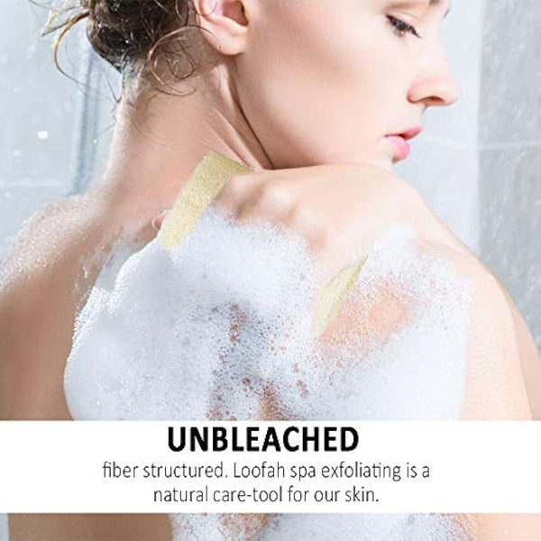 8pcs Organic Loofah Sponge, Natural Loofah Sponge, Organic Luffa, Organic Sponge Bath for Shower Scrubbing and Kitchen Cleaning(6 * 10cm)