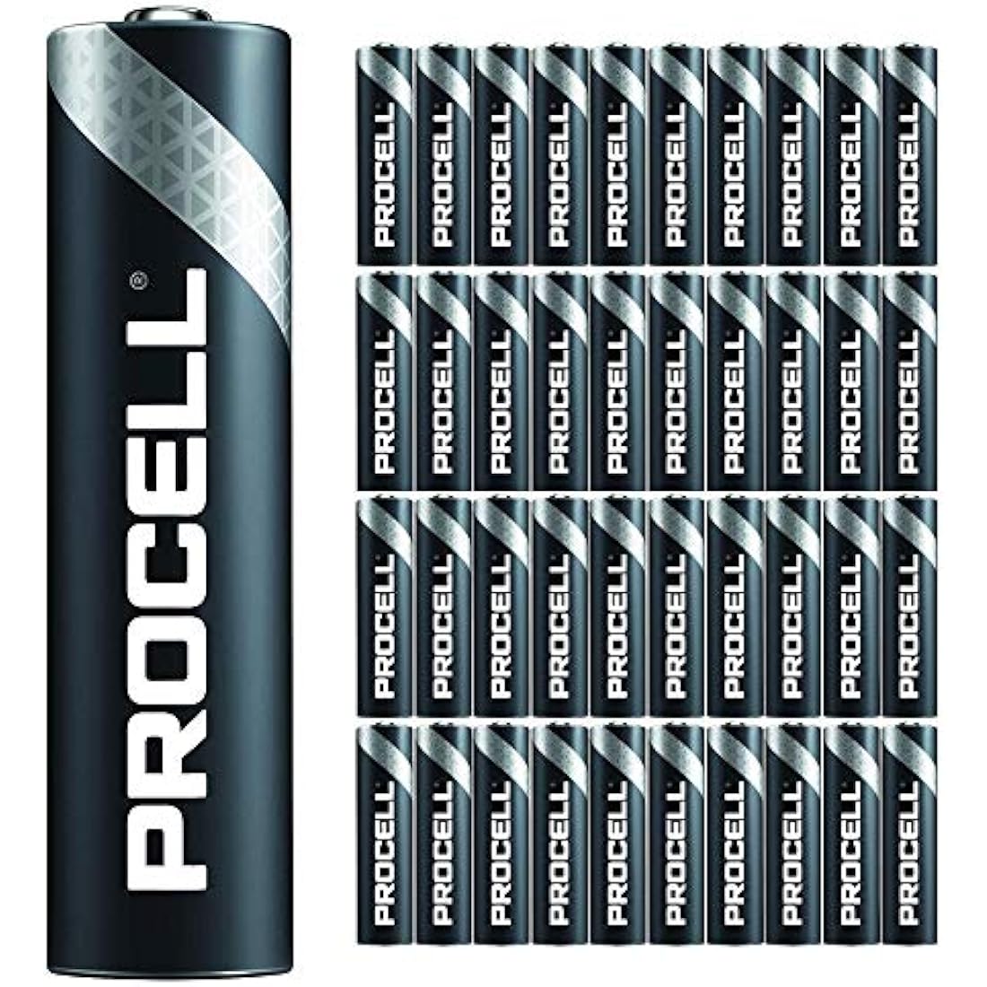 40 Pack - Duracell Procell AAA Batteries | 1.5V Industrial Power Alkaline Battery | Home or Office Use | Car Air Freshener Promo Pack | Reliable Long Lasting Power