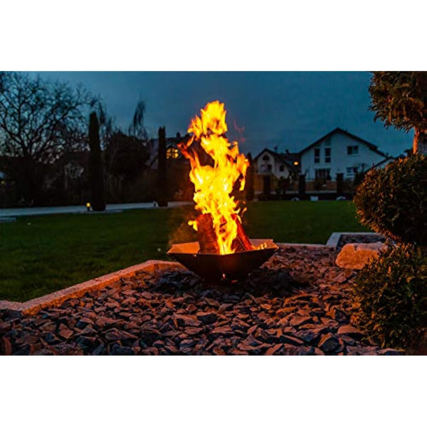 FENNEK Hexagon | The mobile fire pit made of stainless steel | Easy to dismantle and stick together | For camping, fishing vanlife and much more.