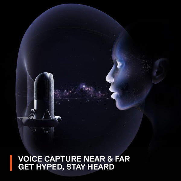 SteelSeries Alias USB Mic for PC — 3x Bigger Capsule for Gaming, Streaming and Podcasting — Sonar for Streamers Audio Software — AI Noise Cancelling — LED Mute & Level Monitoring — Shock Mount - Black