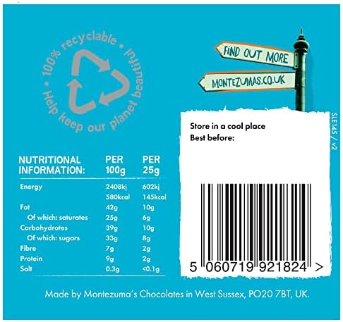 Montezuma's Bar Library, Chocolate Bars In Various Flavours, Gluten Free, 5 x 90g Bars (450g Total)