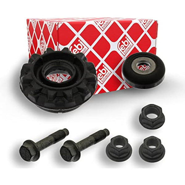 febi bilstein 37877 Strut Top Mounting Kit with ball bearing, screws and nuts, pack of one, Grey