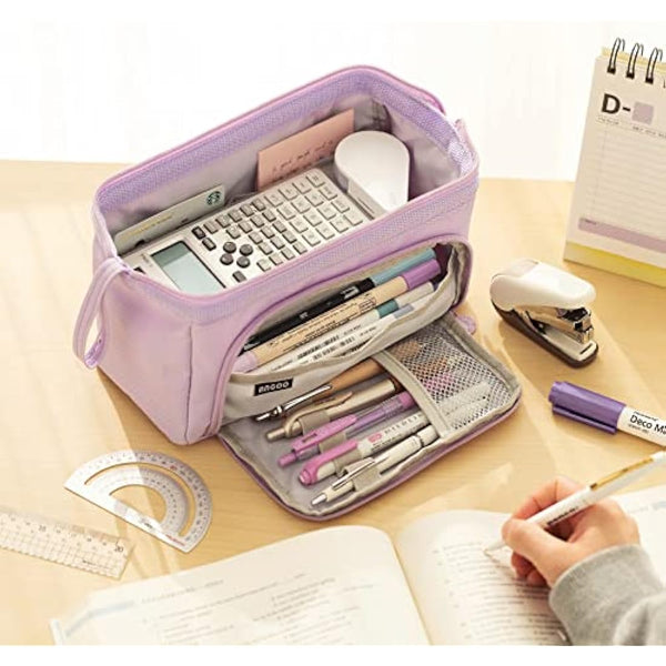 EASTHILL Pencil Case Large Capacity Pencil Pouch Handheld Pen Bag Cosmetic Portable Gift for Office School Teen Girl Boy Men Women Adult