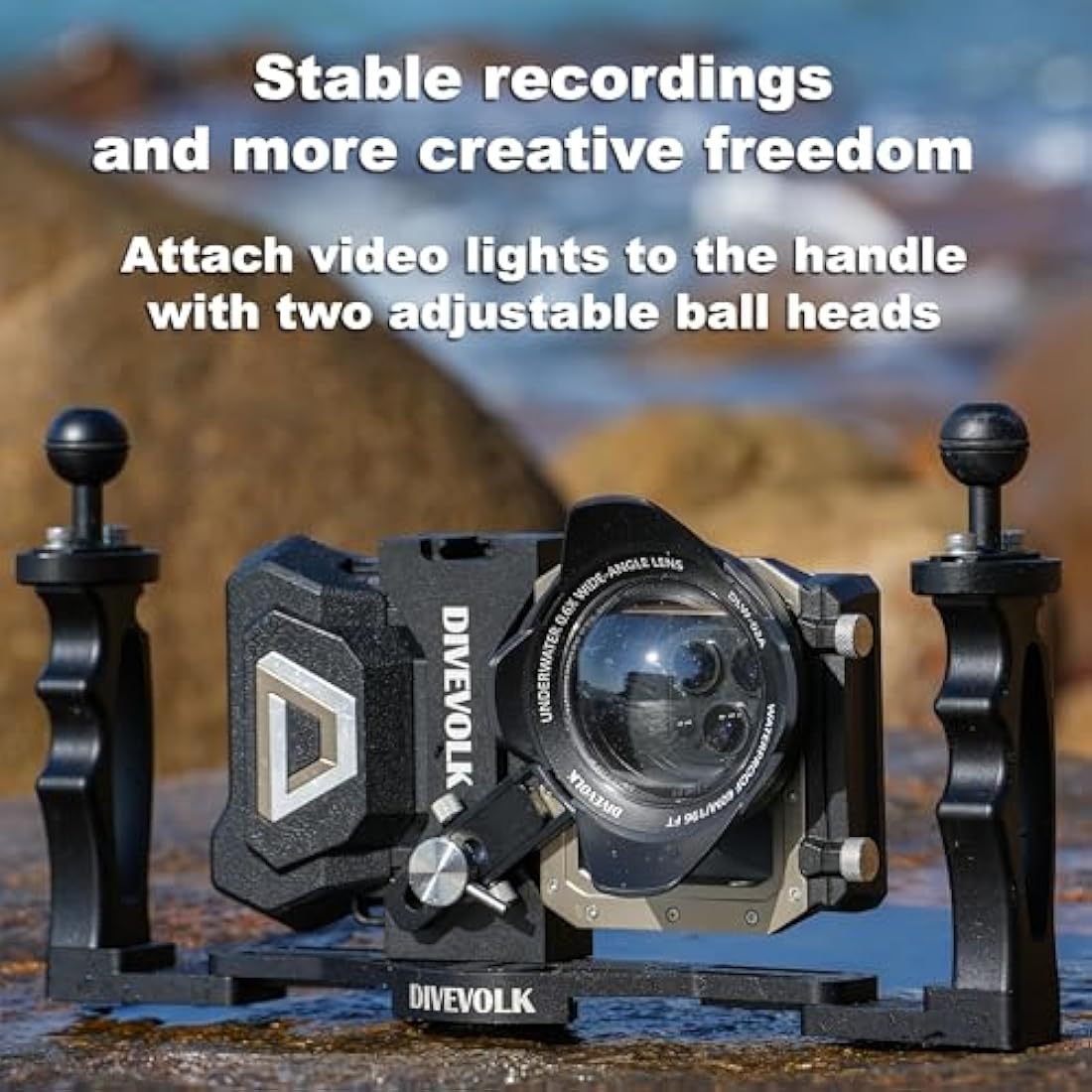 DIVEVOLK Dual Handle Tray for Seatouch 3 pro Diving case