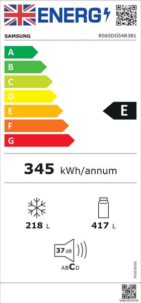 Samsung Series 7 SpaceMax RS70F66KCTEU 634L Smart American Fridge Freezer, Silver