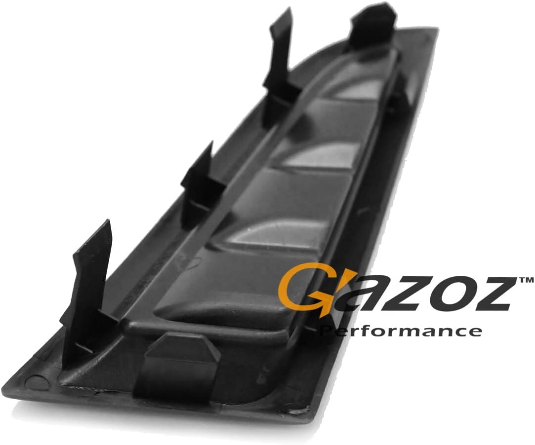 GAZOZ PERFORMANCE Exterior Accessories - Replacement Front Bumper Side Vent Covers RH+LH for 2006-2007 Impreza WRX STI, 06 07 STi GDF - Black Prime
