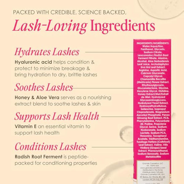 Grande Cosmetics GrandeLASH-MD Lash Enhancing Serum - Award-Winning Formula for Longer, Thicker-Looking Lashes - 2 ml