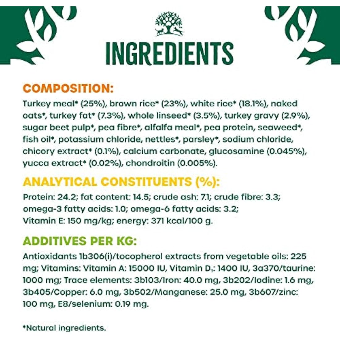 James Wellbeloved Adult Large Breed Turkey & Rice 15 kg Bag, Hypoallergenic Dry Dog Food