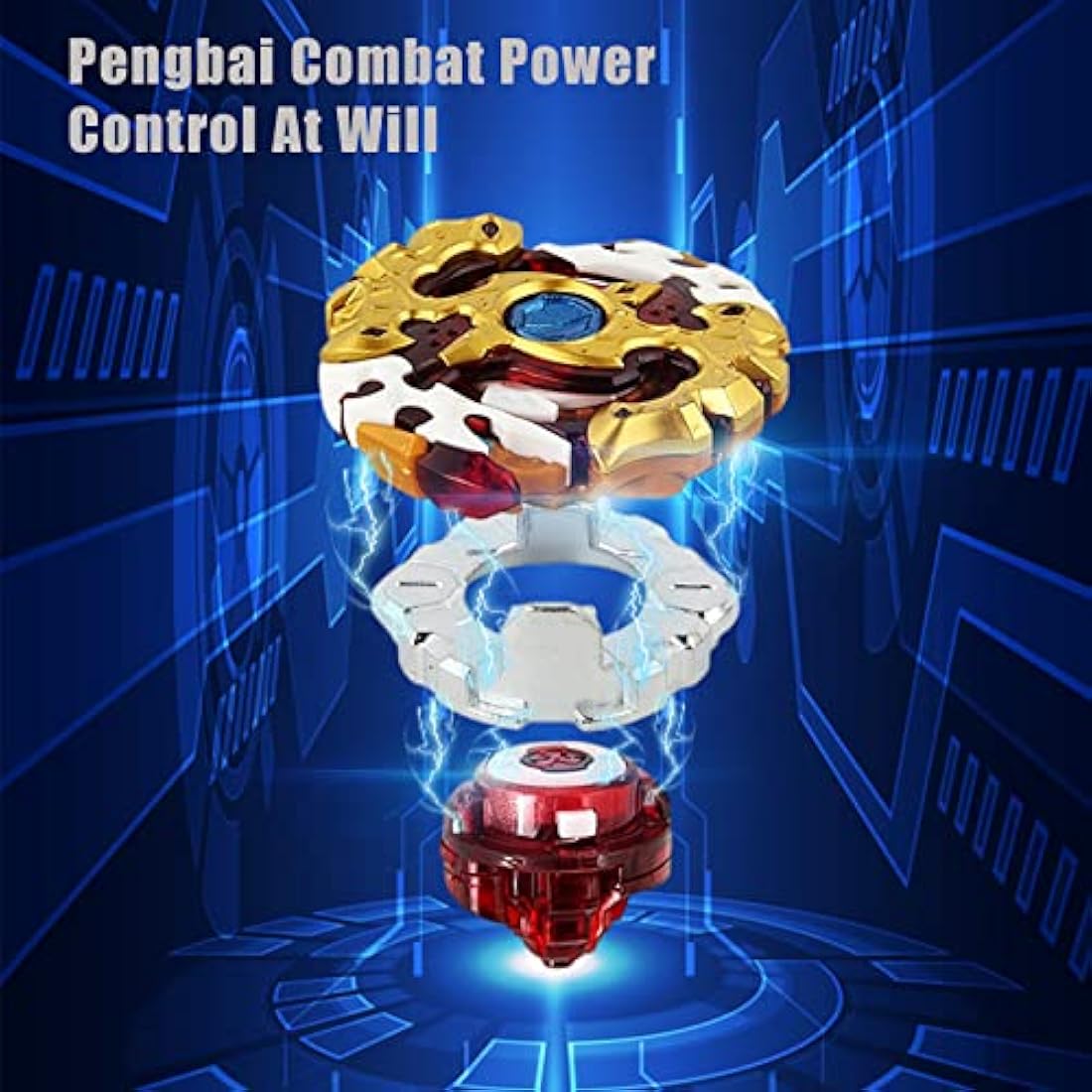 Gytobytle 12in1 Bey Spinning Tops with Box Metal Fusion Burst Blade Battling Battle Gyros Set, with Handle