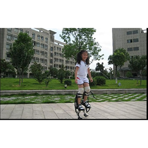 Kangaroo Shoes pogo Jumping Stilts for Kids Child Youth Weight Load Range 40-60kg Black