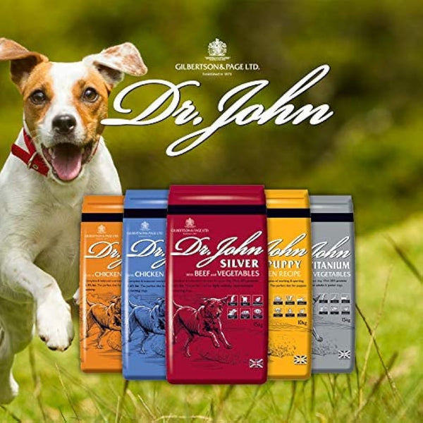 Dr John Gold Complete Dry Dog Food, Chicken with Vegetables, 15 kg