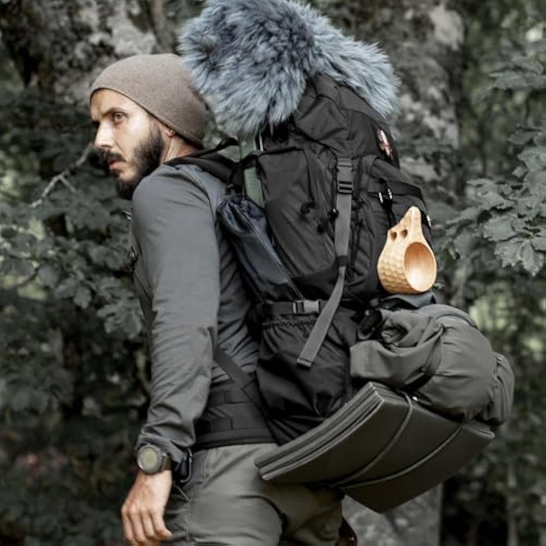 Mardingtop 60L Tactical backpack Military Rucksack MOLLE Camping and Hiking Backpack High Capacity with Rain Cover for Trekking Mountaineering Hunting Traveling