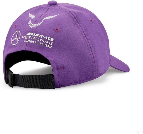 Mercedes AMG Petronas Formula One Team - Official Formula 1 Merchandise - Lewis Hamilton 2022 Team Cap - Purple - One Size