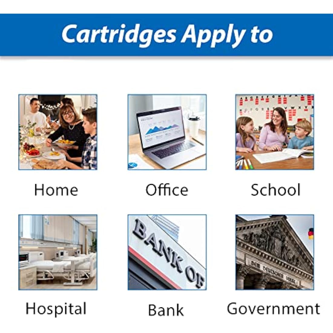 Jagute 970XL 971XL Ink Cartridges Replacement for HP 970 XL 971 XL Ink Cartridge Compatible with HP Officejet Pro X476dw X451dw X576dw X551dw X451dn X476dn X576dn X476 X576 X551 X451 Printers 4 pack