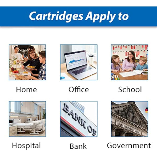 Jagute 970XL 971XL Ink Cartridges Replacement for HP 970 XL 971 XL Ink Cartridge Compatible with HP Officejet Pro X476dw X451dw X576dw X551dw X451dn X476dn X576dn X476 X576 X551 X451 Printers 4 pack